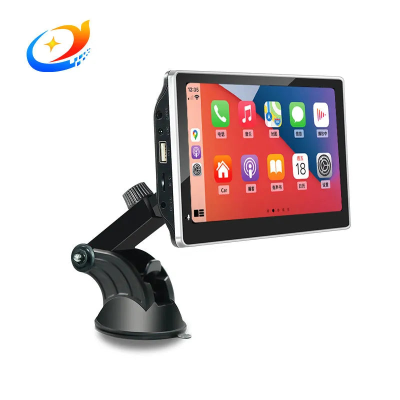 7 inch LCD screen projector for plastic car with optional AHD camera on dashboard