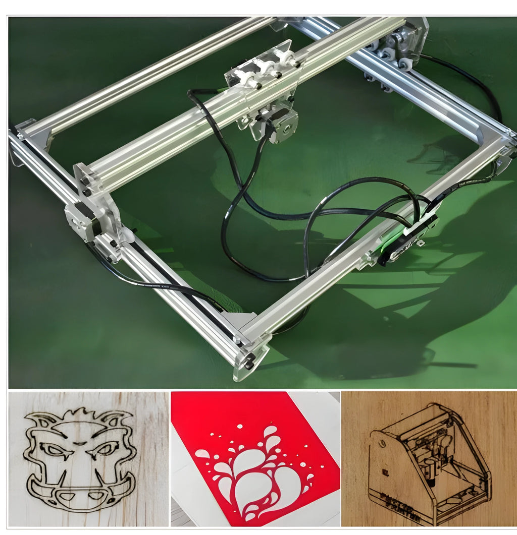 Miniature laser engraving machine with 3000mW power on 400x300mm base plate
