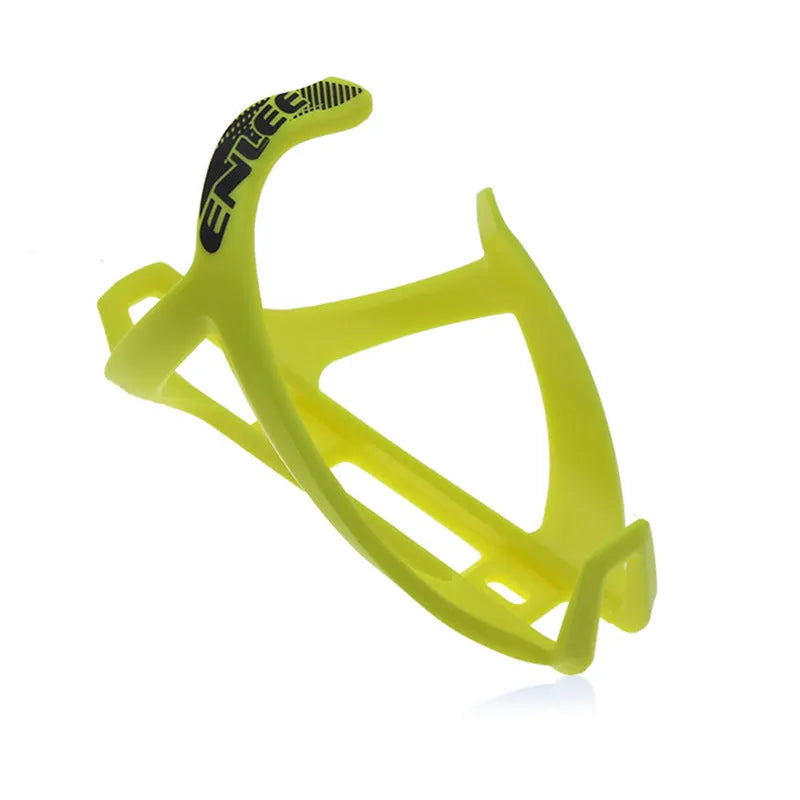 Mountain bike water bottle cage made from TPR plastic resin with PVC toughness fitting