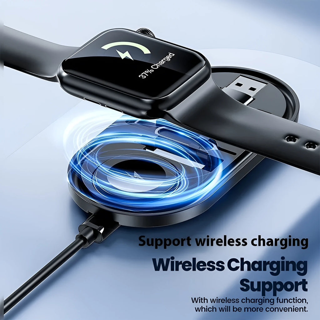 Black universal magnetic adapter for Mini USB, Lightning, OTG, Micro USB and Type-C with 60W fast charging