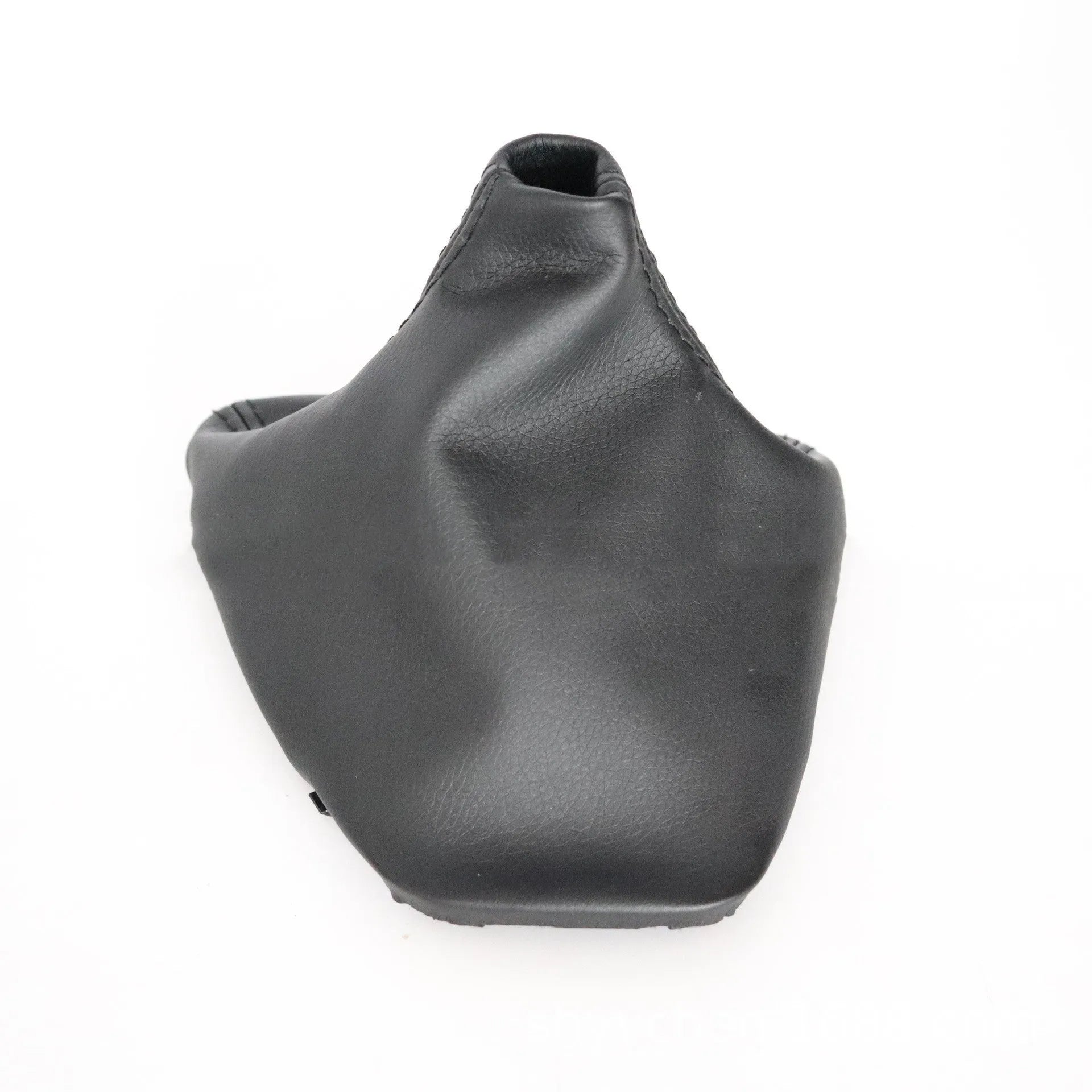 Black PU leather gear dust cover for BMW 3 Series manual transmission