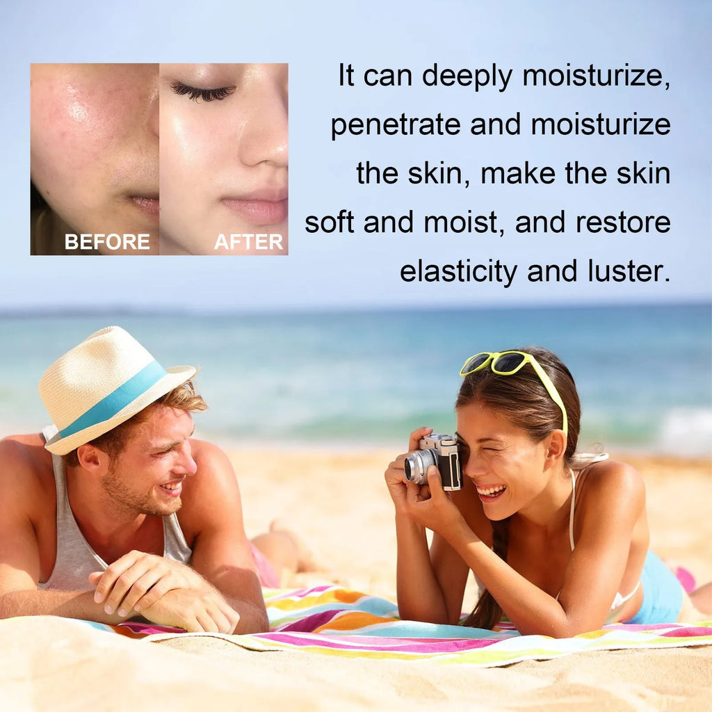 30g tube of moisturising protective lotion with UV isolation for universal skin types