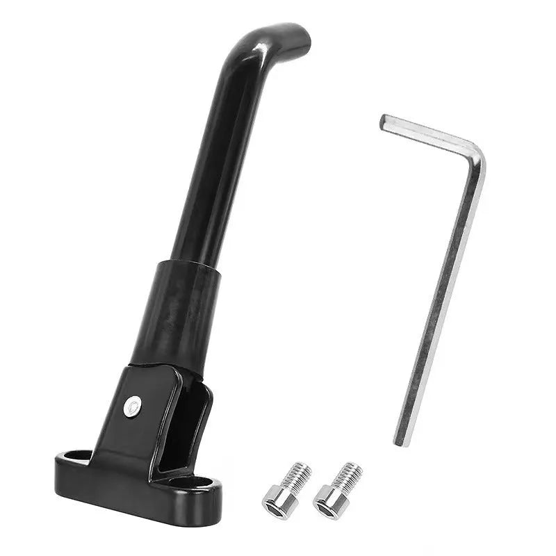 Aluminium alloy electric scooter foot brace accessory in black white or grey with screws