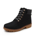 Men's flat bottom Martin boots with velvet lining in pink colour option