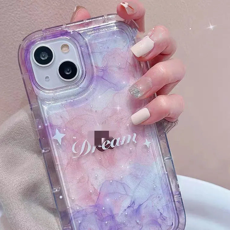 TPU phone case in smudge colour for iPhone 14 Pro Max and other iPhone models