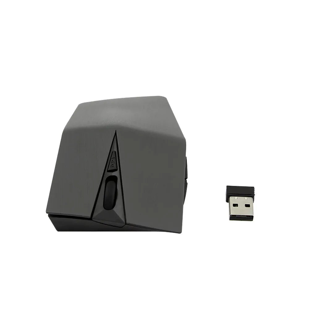Wireless invisible mouse 1600 DPI USB receiver laptop in gold, black, silver grey, and light gold