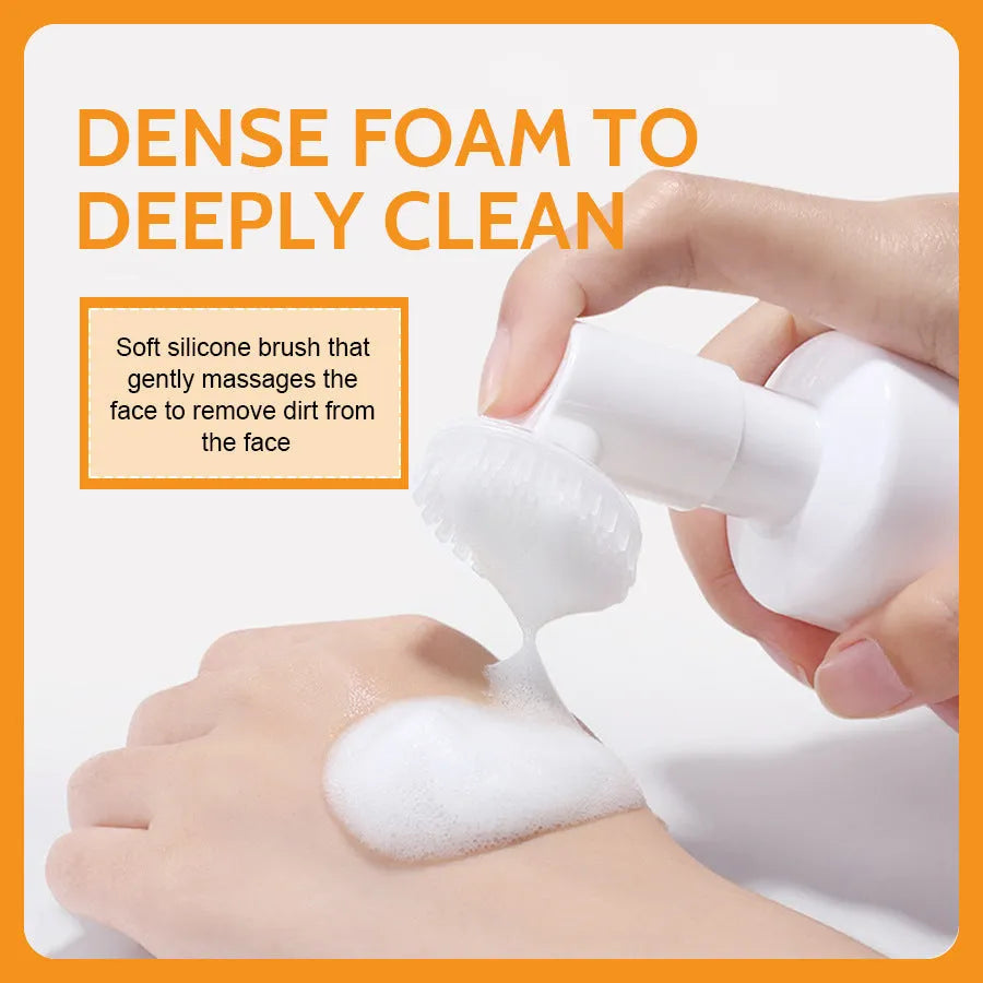 Turmeric cleansing mousse facial pad set with ginger soap and 30 cleaning pads