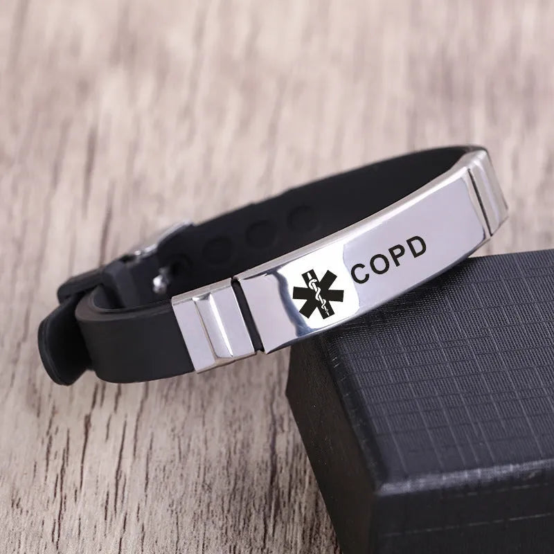 Stainless steel geometric metal bracelet with Allergy colour finish, single piece