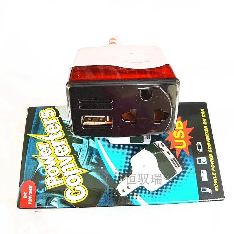 011C car cigarette lighter USB charger transformer with single output interface