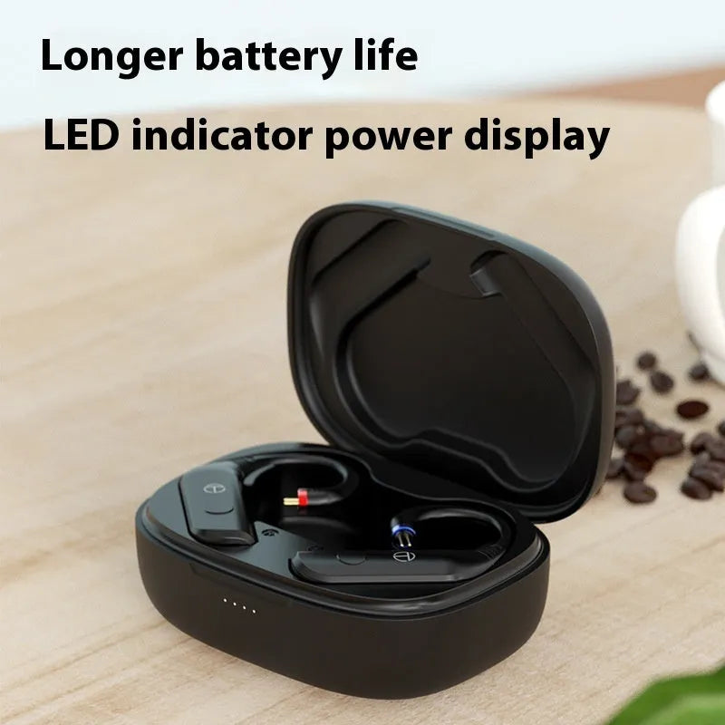BT20 Pro wireless Bluetooth ear hook module, waterproof plastic, S/0.75/0.78/MMCX variants, one pair