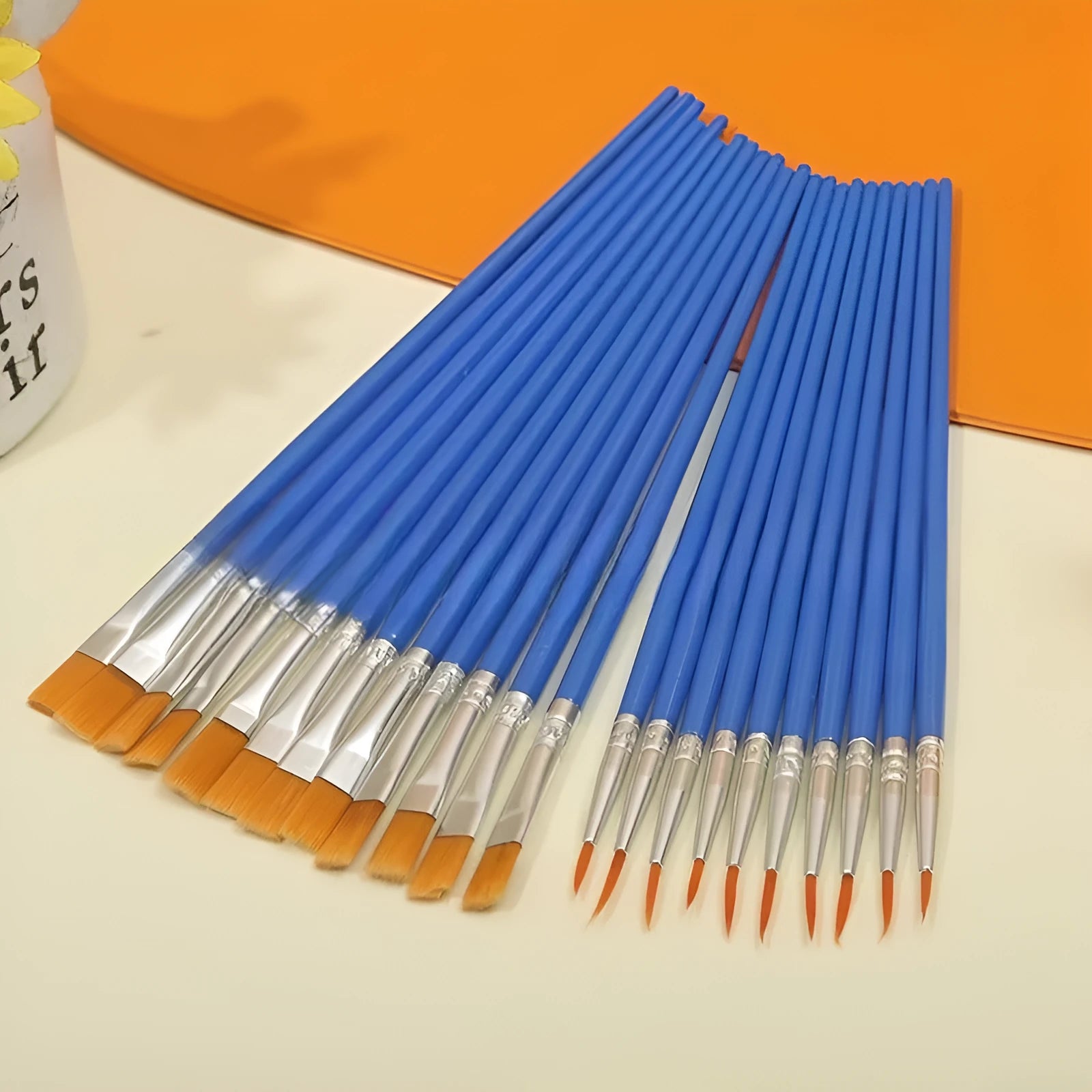 Children's graphic art gouache pen plastic flat pen 16.7cm line marker 16.3cm for painting DIY