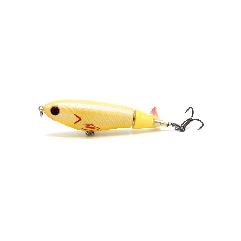 7.5cm soft plastic fishing lure with bionic design in one of five colour variations