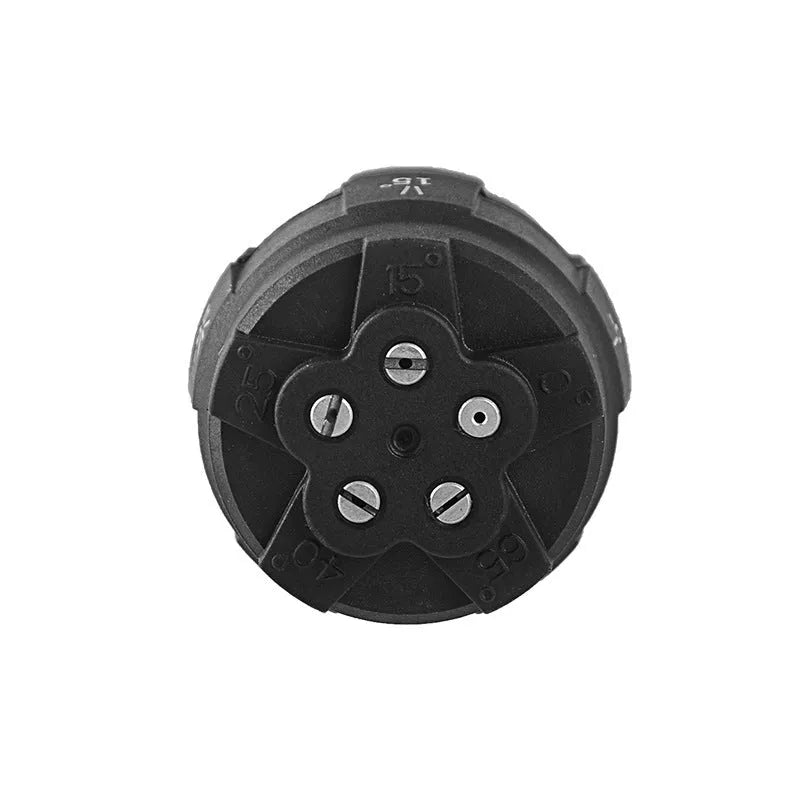 Five-in-one high pressure water gun nozzle replacement accessory in engineering plastic