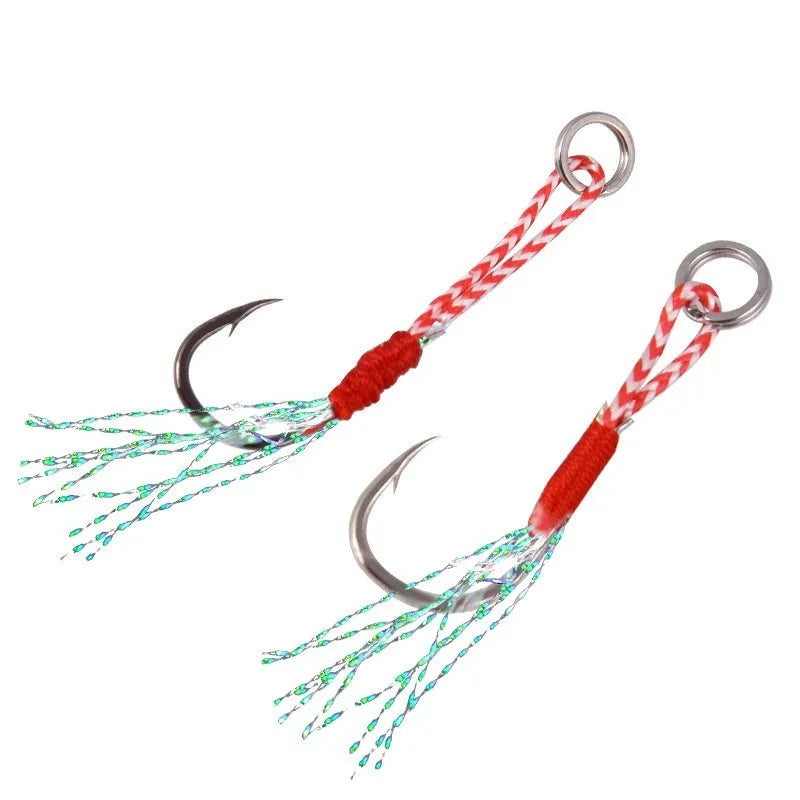 Bright wire iron plate single fishing hooks in sizes No. 9, 10, 11, 12, 13, and 14 for sea fishing.