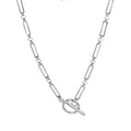 Electroplated stainless steel Chopin chain necklace and bracelet set in gold