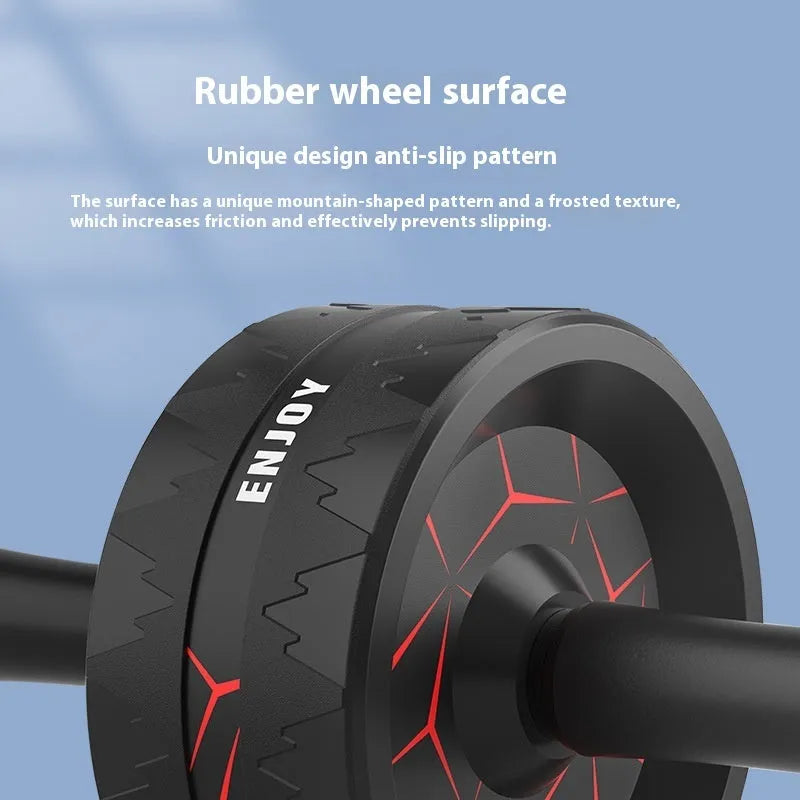 Abdominal wheel fitness equipment for core strengthening exercises with wheel configuration options