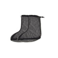 Four-piece mesh anti-mosquito suit set including a hooded top, pants, and booties for outdoor camping.