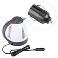 Travel kettle for vehicle use with 1000ml capacity and 12V power option