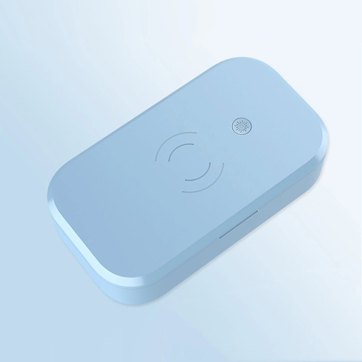Ultraviolet disinfection box with wireless phone charging for nail art tools in white colour option