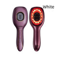 Red and blue light hair growth comb by USB cable, 82x235x41mm, pink purple white colours