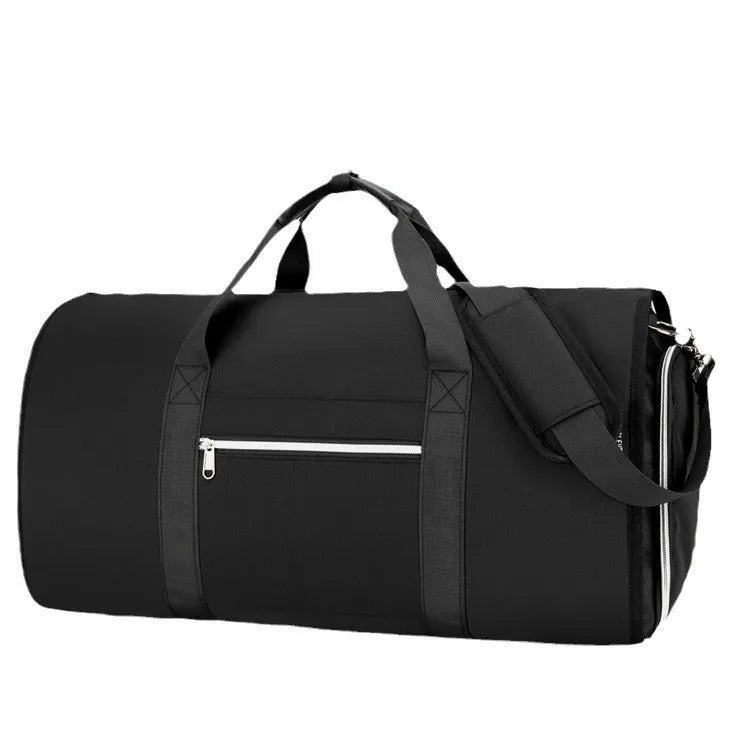 Oxford cloth business leisure storage sports bag in grey black or dark blue with dry wet separation compartments
