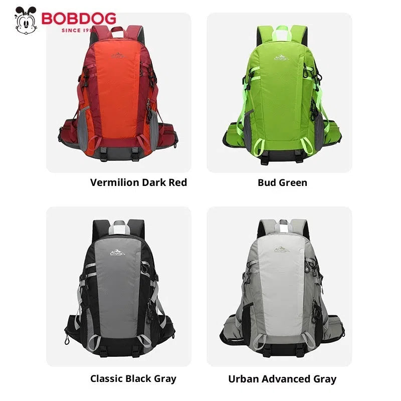 Men's lightweight outdoor casual hiking backpack in 20-35L with fruit pattern and swastika trend element