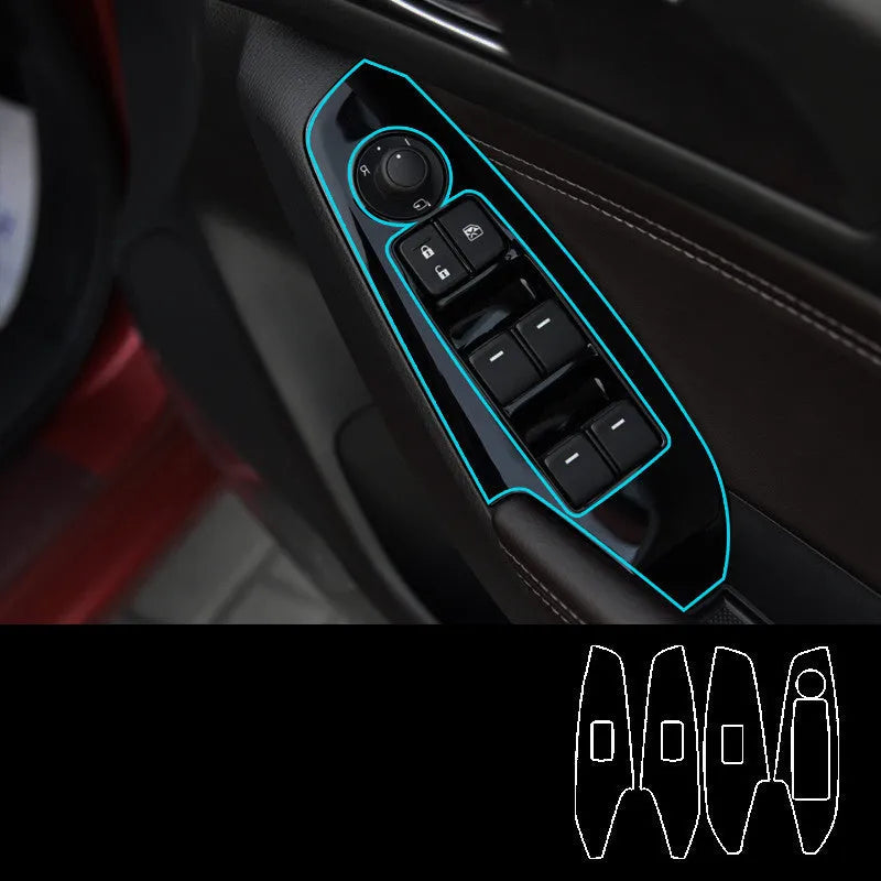 TPU protective film for car window switches on 2014-2019 vehicles