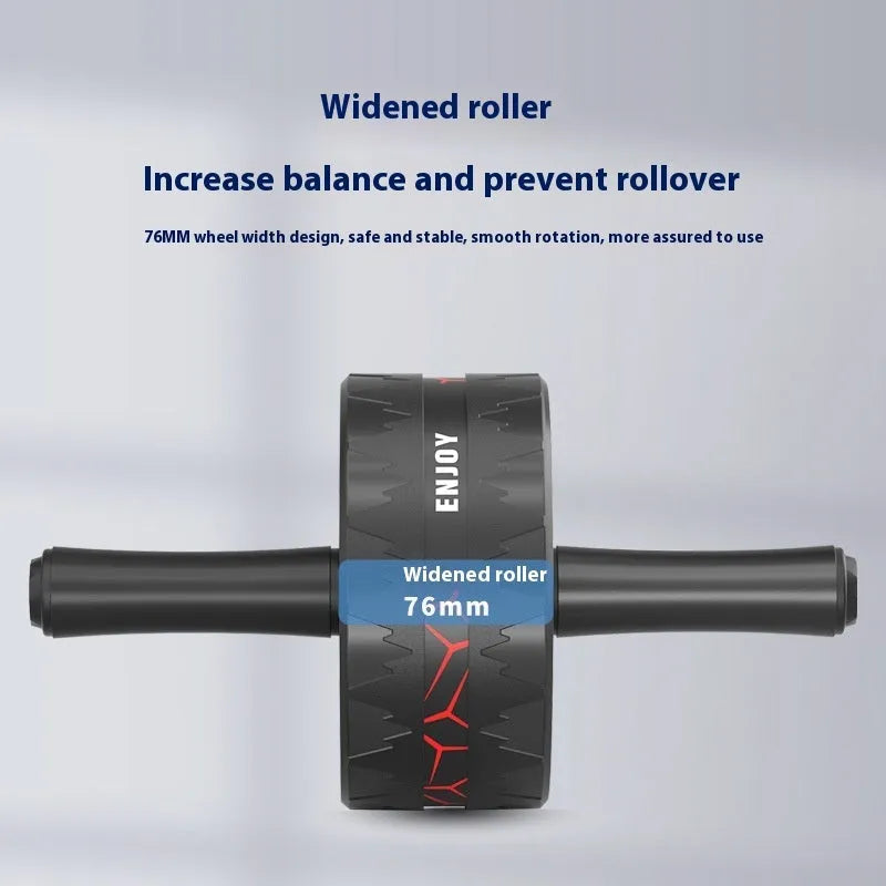 Abdominal wheel fitness equipment for core strengthening exercises with wheel configuration options