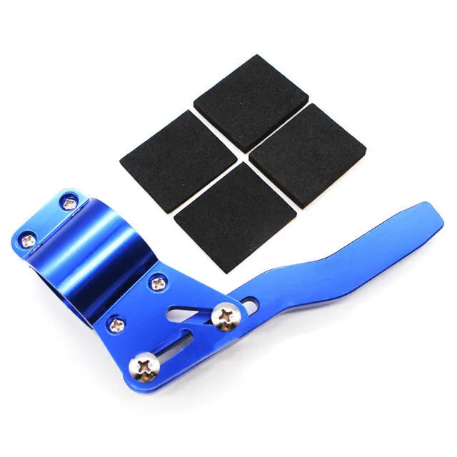 Aluminium alloy car steering wheel lengthening bar in silver finish