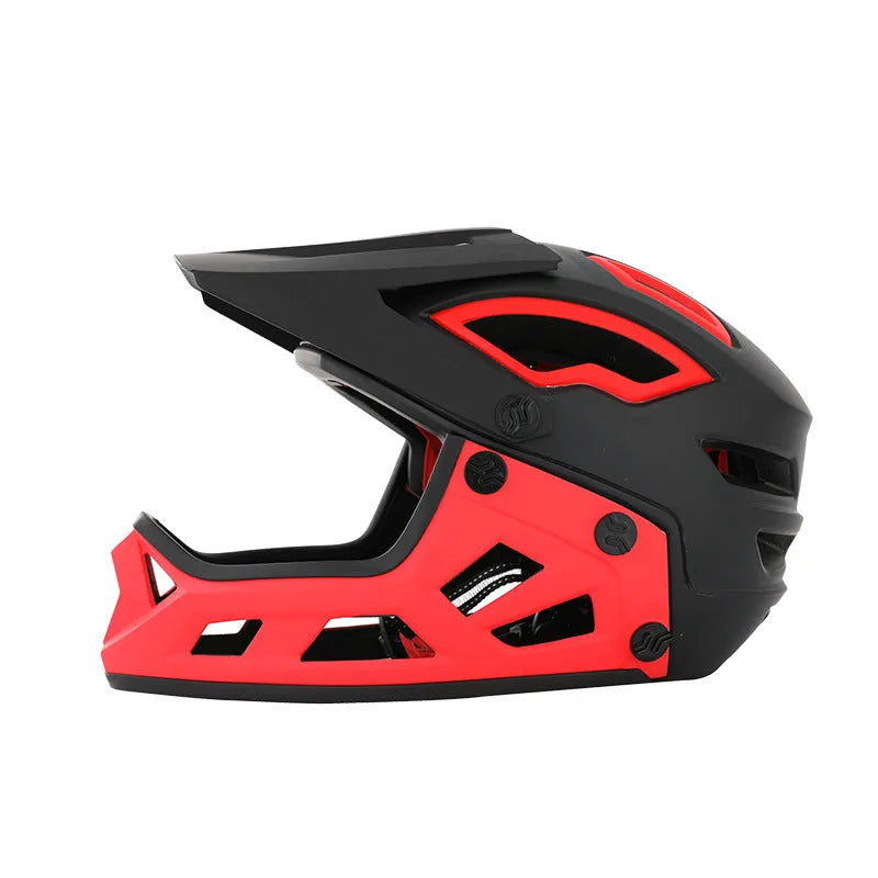 Unisex black ABS bicycle balance wheel slide helmet one size on white background