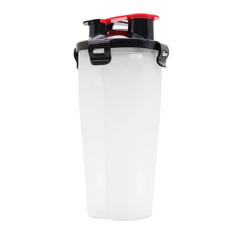 Portable pet water and food cup with 350ml water capacity and 250g food storage in multiple colours