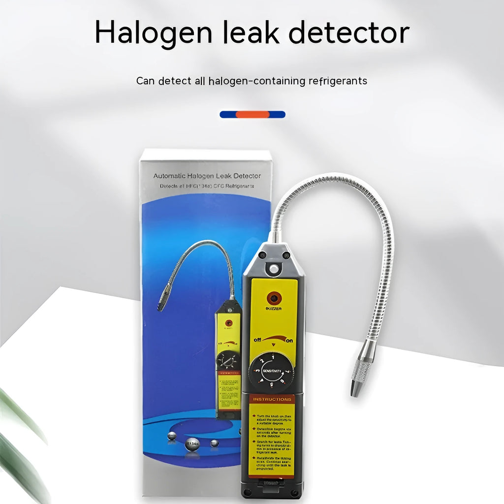 WJL-6000 electronic halogen leak detector with extended probe for automotive air conditioning testing