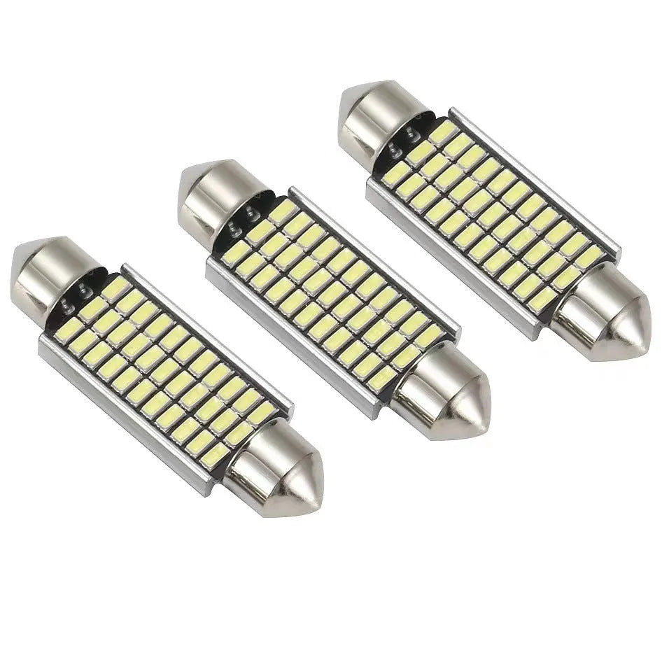 Aluminium car roof light with double-tip design in one of four available sizes