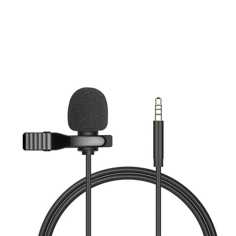 Apple-compatible lavalier microphone wired headset with 1.5m cable and in-ear design