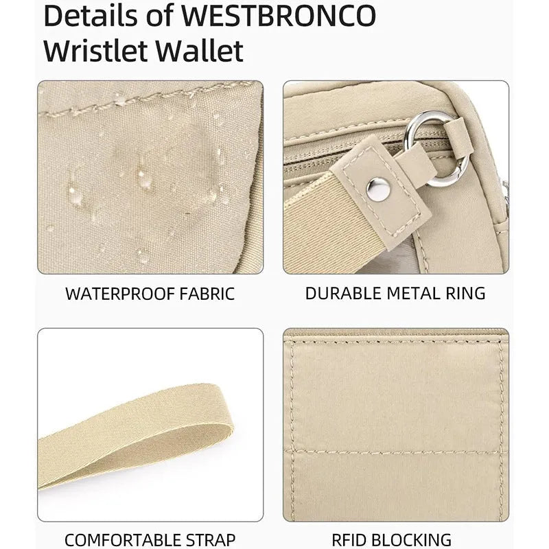 Waterproof quilted handbag with transparent deck section in nylon material