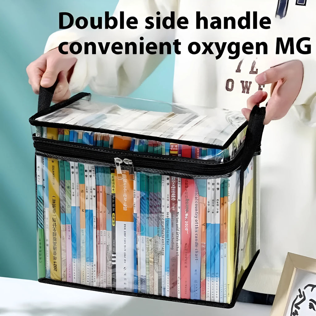Black PVC buggy bag showing foldable design with 38 x 24 x 32 cm dimensions and 24L capacity