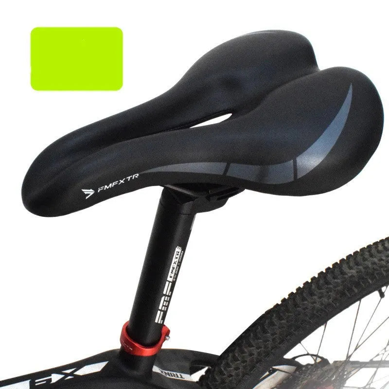 Bicycle seat cushion with hollow design measuring 270mm by 180mm for bike saddle comfort