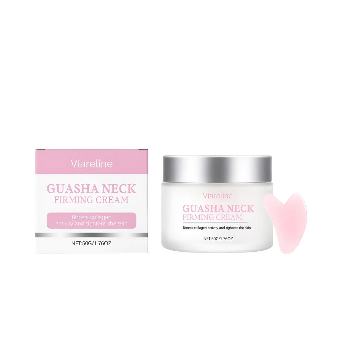 Firming neck cream 50g jar with retinol, collagen and peptides for neck and décolletage