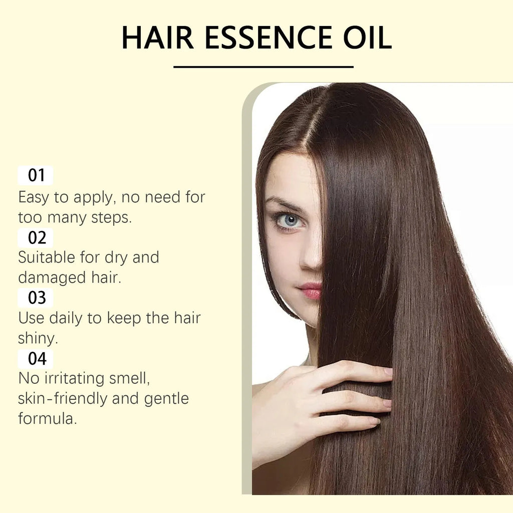 50ml bottle of moisturizing hair care liquid with coconut and rosemary oils