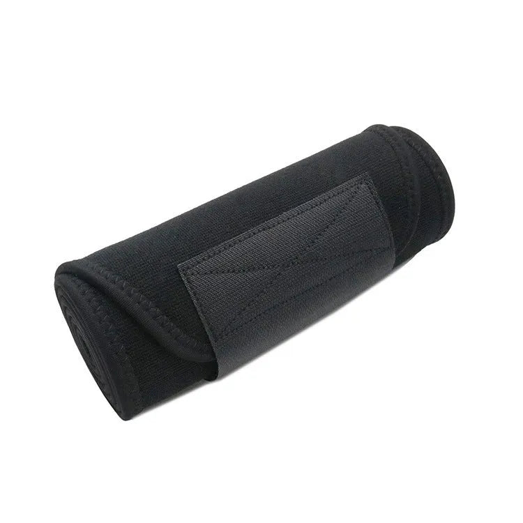 Neoprene lumbar support belt for fitness and running in black, blue, and pink colours