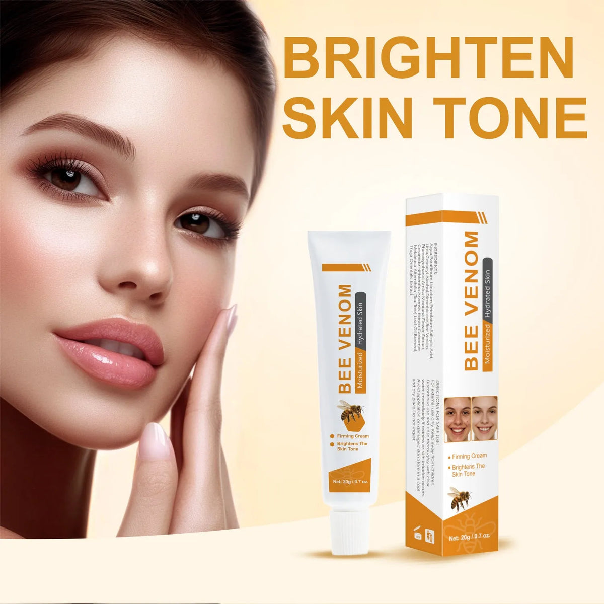 BEE Facial Neck Care Cream in a 20g jar with specification FP-A024