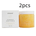 Turmeric facial scrub 220g jar for softening cutin and reducing dull tender skin on face and body