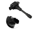 Black ignition coil for Nissan 4-cylinder engines model 22448JA00C