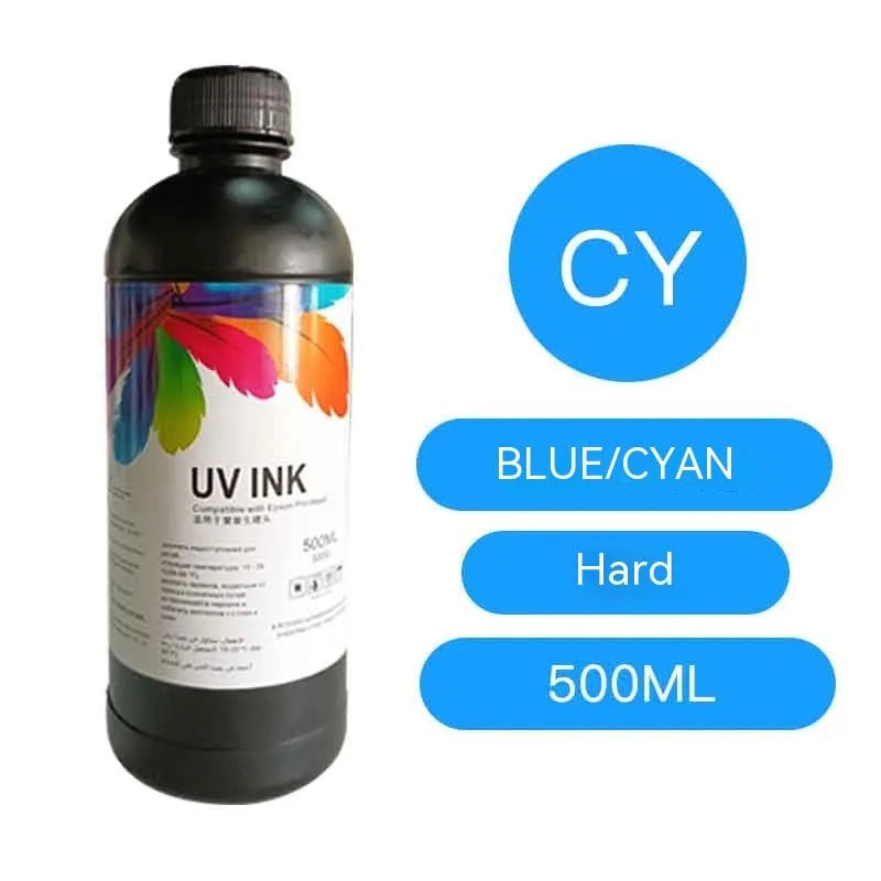 500ml bottle of Epson UV printer ink for XP600 TX800 F186000 F189000 models