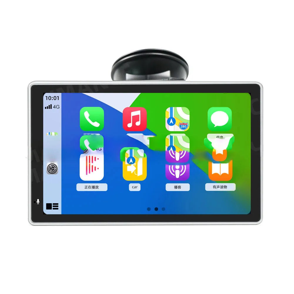 7 inch LCD screen projector for plastic car with optional AHD camera on dashboard