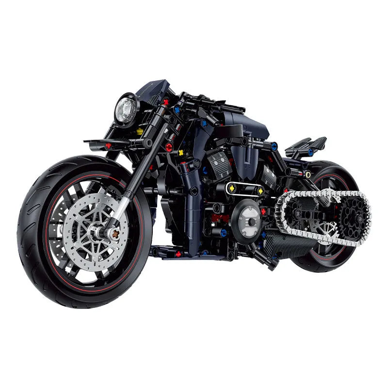 1:8 H2R motorcycle building blocks toy model made from small-particle plastic in a colour box for teenagers aged 7-14
