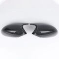 Pair of black ABS plastic rearview mirror housings for BMW 3 Series E90 side mirrors