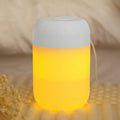 White cylindrical USB humidifier for aromatherapy and quiet air moisturising