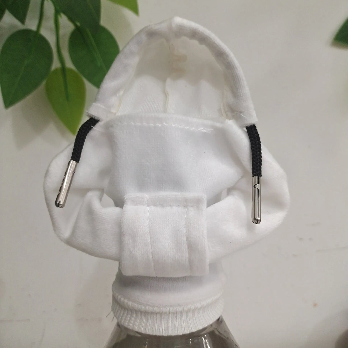 Pure cotton car gear lever decoration in red, shown on a gear stick.