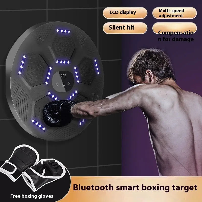 Smart music boxing machine reaction target with hanging wall design in multiple colour options